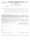 Form Di-2017c - Corporation - Partnership - Fiduciary Declaration Of Estimated Mantua, Ohio, Income Tax - 2017