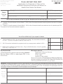 Form 207/207 Hcc Ext - Application For Extension Of Time To File Domestic Insurance Premiums Tax Return Or Health Care Center Tax Return - 2014