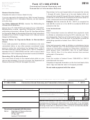 Form Ct-1096 Athen - Connecticut Annual Summary And Transmittal Of Information Returns - 2014