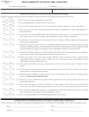 Schedule N - Nexus-immune Activity Declaration Form - 1996
