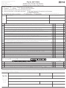 Form 207 Hcc - Health Care Center Tax Return - 2014 Printable pdf