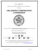 Annual Report Of Competitive Telecommunications Carriers To The Oklahoma Corporation Commission Form - 2004