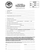 Application For Sales/use Tax License Form - City Of La Junta, Colorado - Sales/use Tax Department