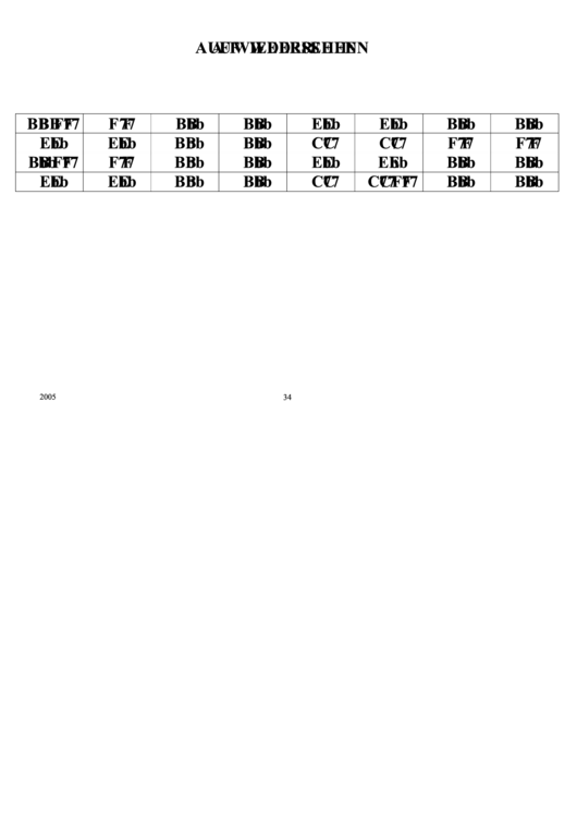 Auf Wiedersehen Chord Chart Printable pdf