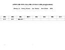 Jazz Chord Chart - Apex Blues (key Bb -12 Bar With Progression)
