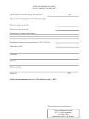 Utility Tax Return Report Form