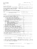 Seller's Monthly Sales Tax Return Form - City Of Wales