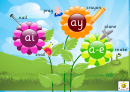 Spelling Flowers Abc Template (nail)