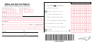 Form E-500 - Sales And Use Tax Return Form