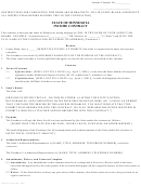 Income Contract Form