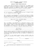 Contractor's Exempt Purchase Certificate Template