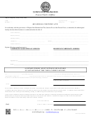 0bbusiness Certificate Form