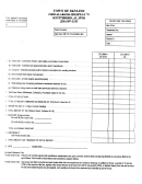 Sales Tax Form - Town Of Skyline