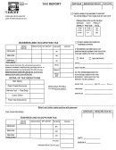 Business And Occupation Tax Report Form - City Of Lacey