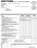 Gross Sales And Use Tax Monthly Report Form - Hueytown