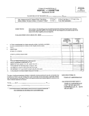 Rental-lease Tax Form - Town Of Harpersville