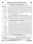 Montana New Hire Reporting Form