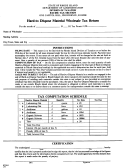 Hard-to-dispose Material Wholesale Tax Return Form