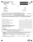 Form Rd-102 - Business License Application Form - State Of Missouri