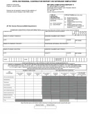 Form Vets-100 - Federal Contactor Report On Veterans Employment Form
