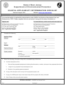 Coastal Applicability Determination Checklist Template - New Jersey Department Of Environmental Protection