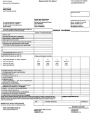 Sales And Use Tax Report Form - Parish Of Tensas