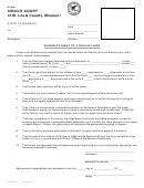 Form Cccm85 -a - Waiver Of Right To A Trial By Jury - St Louis County, Missouri