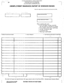 Form Uitr-1a - Unemployment Insurance Report Of Workers Wages
