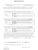 Form Dss-5316 - Relative Interest Form - North Carolina Child Welfare Services