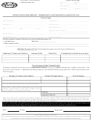 Application For Refund - Emergency And Municipal Services Tax Form
