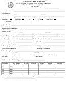 2014 Delinquent Business License Renewal Application Form - City Of Alexandria, Virginia