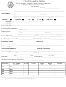 2015 Delinquent Business License Renewal Application Form - City Of Alexandria, Virginia