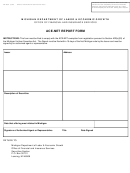 Form Fis 0557 - Ace-net Report Form