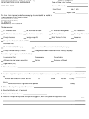Form Dscb:15-134a - Docketing Statement Departments Of State And Revenue - 1995