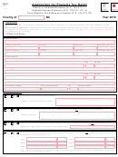 Form Av-9 - Application For Property Tax Relief Form - 2015