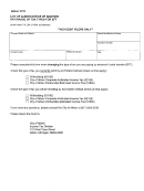 Form Albion 3118 - City Of Albion Notice Of Addition Or Change Of Tax Types For Eft Form