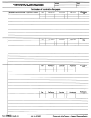 Form 4700c - Continuation Of Examination Workpapers Form
