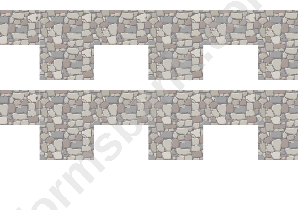 Castle Border For Displays Template