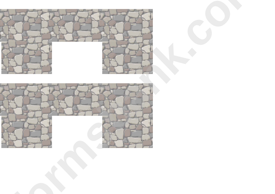 Castle Border For Displays Template