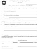 Application For Temporary Expansion Of Licensed Premises Form - License Division - City Of Independence, Missouri