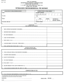 Form Amft-56 - Petroleum Enviromental Fee Report - Arkansas Department Of Finance & Administration