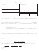 Form Bt-167 - Pledge Of Account - State Of Oklahoma Tax Commission