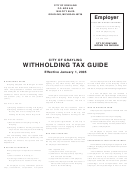 Withholding Tax Guide - City Of Grayling - Income Dax Division- 2005 Printable pdf