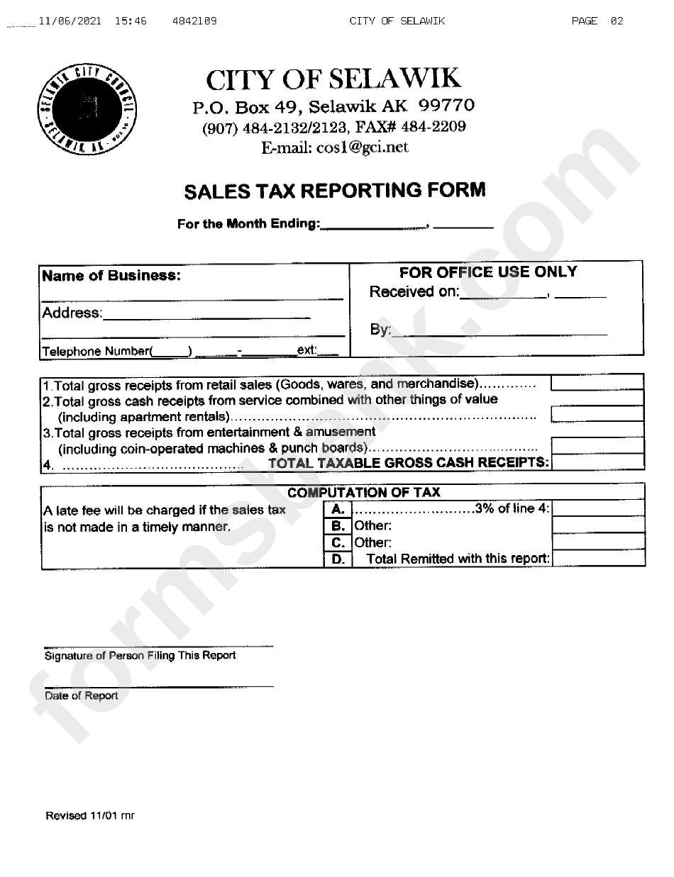 sales-tax-reporting-form-city-of-selawik-arkansas-printable-pdf-download