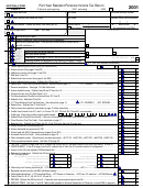 Az Form 140 Py - Part-year Resident Personal Income Tax Return 2001