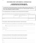 State Employees' Supplemental Coverage Plan Form - 2006
