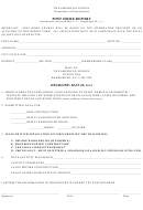 Post Home Report Form
