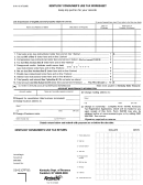 Form 51a113 - Kentucky Consumer's Use Tax Worksheet