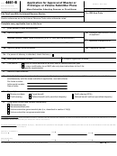 Form 4461-b - Application For Approval Of Master Or Prototype Or Volume Submitter Plans Form