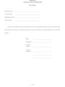 Form 3b - Certificate Of Reporter Form